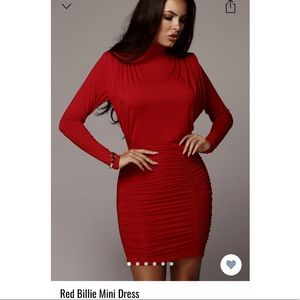 JLuxLabel Red Billie Mini Dress